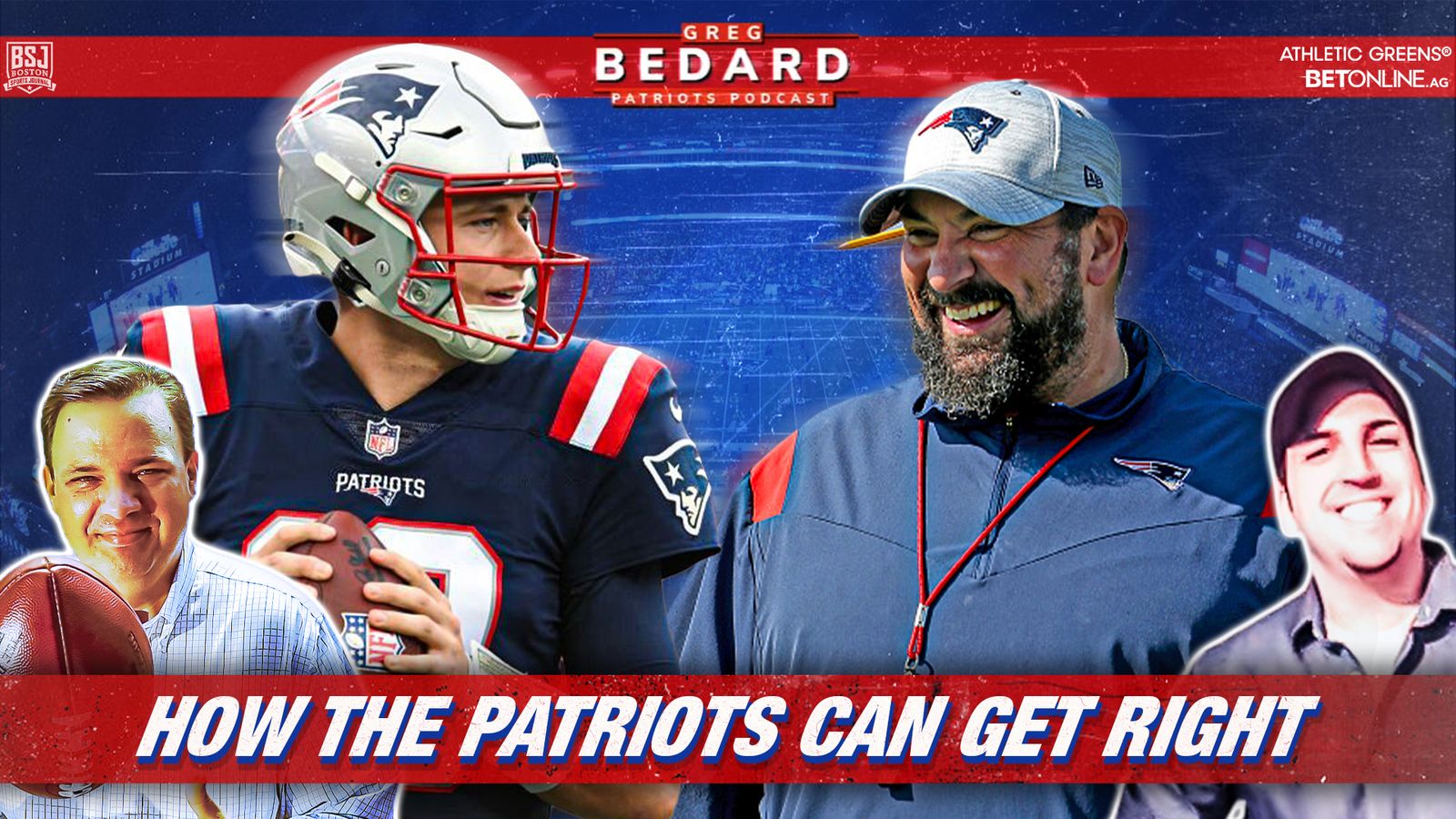 .@athleticgreens Podcast & Video: Bedard Patriots Pod - How The ...